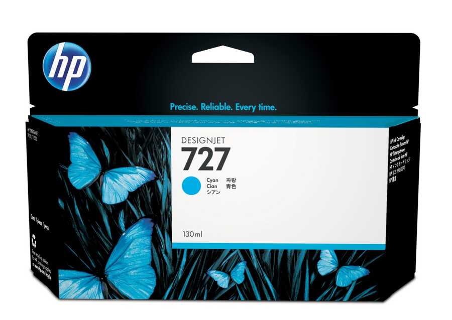 HP B3P19A (727) Cyan Original Cartridge - T920 / T1500