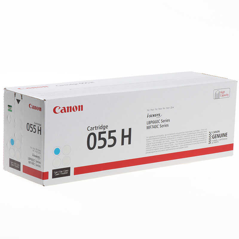 Canon CRG-055H C  (3019C002) Cyan Original Toner - LBP662Cdw / MF742Cdw