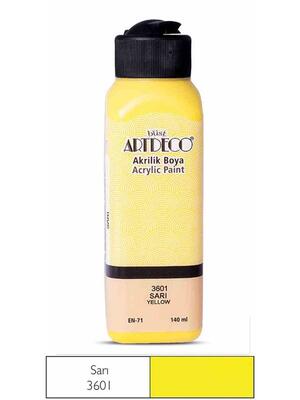 Artdeco 3601 Yellow Acrylic Paint 140 ml