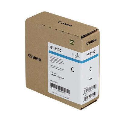 Canon PFI-310C (2360C001) Cyan Original Cartridge - TX-2000 / TX-3000