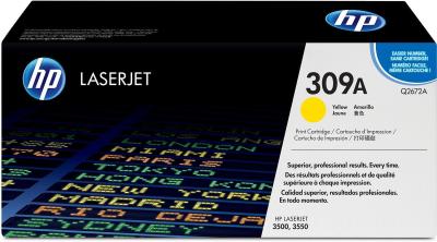 HP Q2672A (309A) Yellow Original Toner Cartridge - LaserJet 3700 (B)