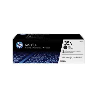 HP CB435AD (35A) Black Original Toner Pack 2 - LaserJet P1005 (B)