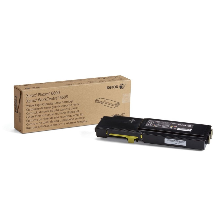 Xerox 106R02227 Yellow Original Toner High Capacity - Phaser 6600 / WorkCentre 6605 (Damaged Box)