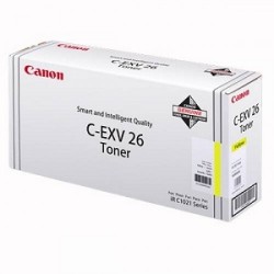 Canon C-EXV26Y Yellow Original Toner Cartridge - IR-C1021 / IR-C1022 (U)