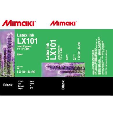 Mimaki LX101-K-60 Black Original Latex Ink JV400-130LX, JV400-160LX