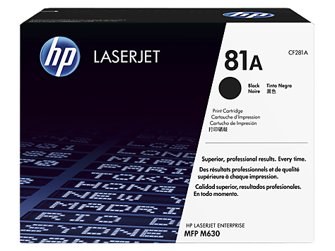 HP CF281A (81A) Black Original Toner - M605 / M606 (Damaged Box)