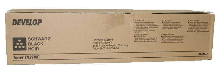 Develop TN-210K Black Original Toner Cartridge - Ineo +250 /+251 / +300