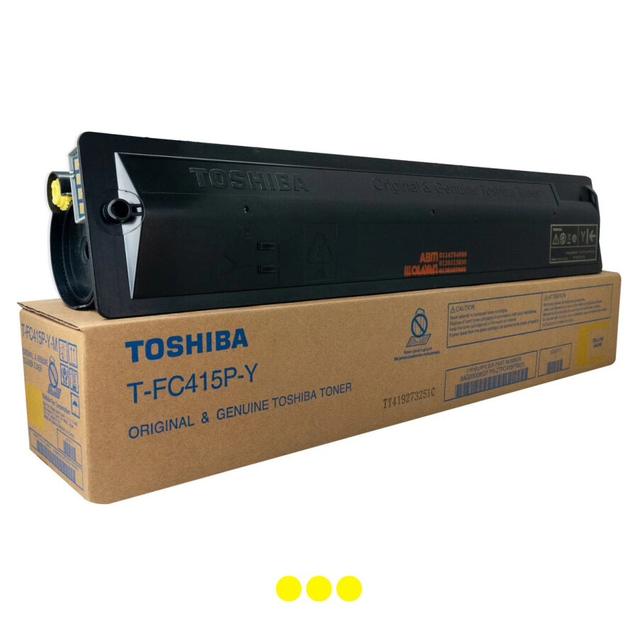 Toshiba T-FC415P-Y Yellow Original Toner High Capacity - e-studio 2010ac