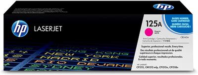 HP CB543A (125A) Magenta Original Toner Cartridge - LaserJet CP1215 (B)