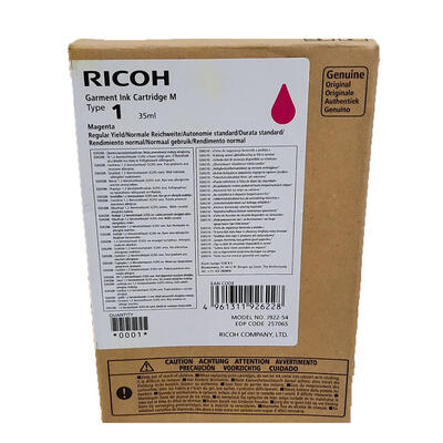 Ricoh Type 1 257065 Magenta Original Cartridge - Ri1000
