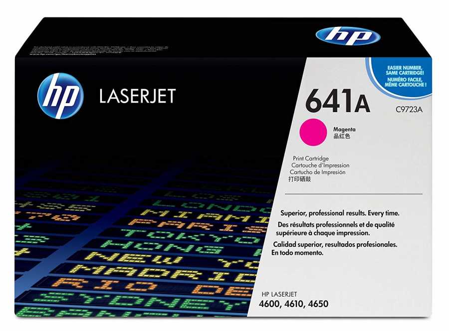 HP C9723A (641A) Magenta Original Toner Cartridge - LaserJet 4600 (B)