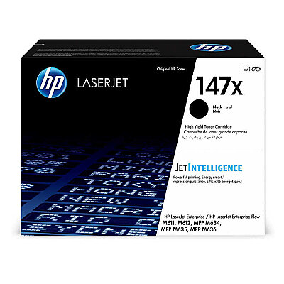 HP W1470X (147X) Black Original Toner High Yield - M610 /M611X / M611DN (Damaged Box)