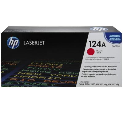 HP Q6003A (124A) Magenta Original Toner Cartridge - Laserjet 1600 (B)
