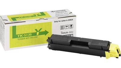 Kyocera TK-5135Y Yellow Original Toner Cartridge - TK265ci / TK266ci