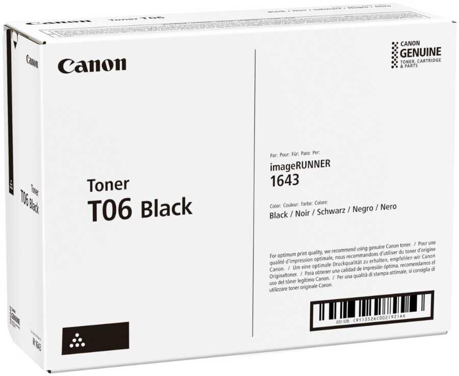Canon T06 (3526C002)  Black Original Toner - 1643 / 1643IF