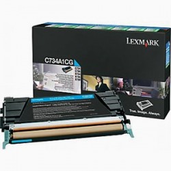 Lexmark C734A1CG Cyan Original Toner - C734 / C736