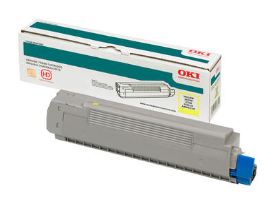 OKI 44844625 Yellow Original Toner - C822