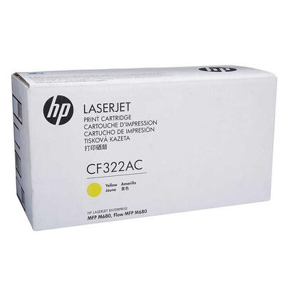 HP CF322AC (653A) Yellow Original Toner - LaserJet M680