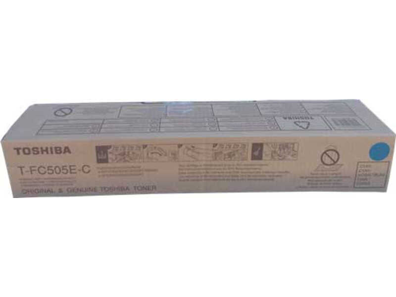 Toshiba T-FC505E-C Cyan Original Toner - E-Studio 4505AC / 2505AC