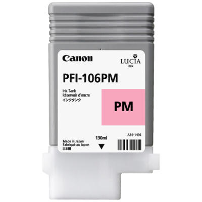 Canon PFI-106PM (6626B001) Photo Magenta Original Cartridge - IPF6300 / IPF6400 (Ex)