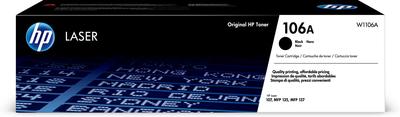 HP W1106A (106A) Black Original Toner Cartridge - Laserjet MFP 137Fnw / M135A