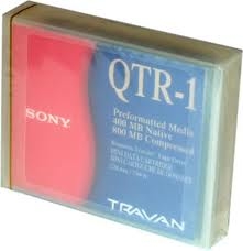 Sony QTR-1 Travan 400/800MB Data Cartridge