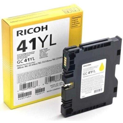 Ricoh GC-41YL Yellow Original Cartridge- SG-3100snw