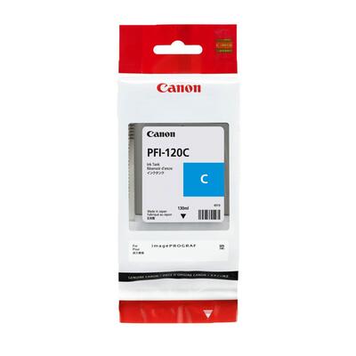 Canon PFI-120C (2886C001) Cyan Original Cartridge - TM-200 / TM-205 (Ex)