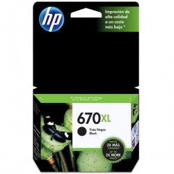 HP CZ117AB (670XL) Black Original Cartridge High Yield - DeskJet 3525 (Ex)
