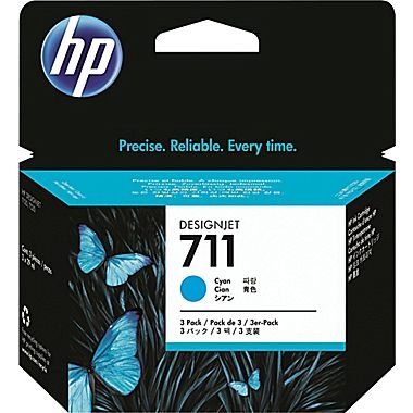 HP CZ130A (711) Cyan Original Cartridge - DesignJet T120 (Ex)