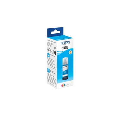 Epson C13T09C24A (108) Cyan Original Ink Cartridge - L8050 / L18050