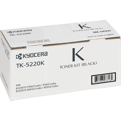 Kyocera TK-5220K Black Original Toner Cartridge - P5021 / M5521
