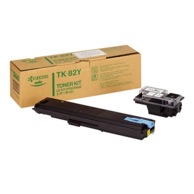 Kyocera TK-82Y Yellow Original Toner Cartridge - FS-8000C
