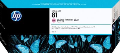HP C4935A (81) Light Magenta Original Cartridge - DesignJet 5000 / 5500 (Ex)