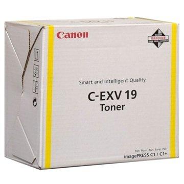Canon C-EXV19Y  (0400B002)  Yellow Original Toner - imagePRESS C1