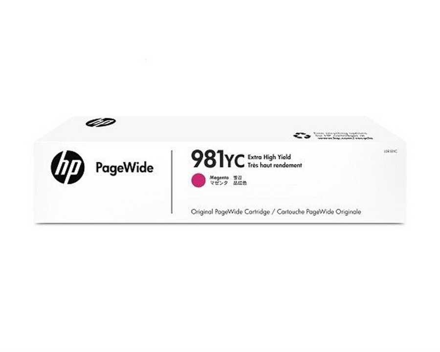 HP L0R18YC (981YC) Magenta Original Cartridge Extra High Yield - PageWide 556dn / MFP 586z (Ex)