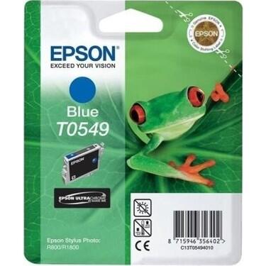 Epson C13T05494020 (T0549) Cyan Blue Original Ink - Stylus Photo R800 (U)