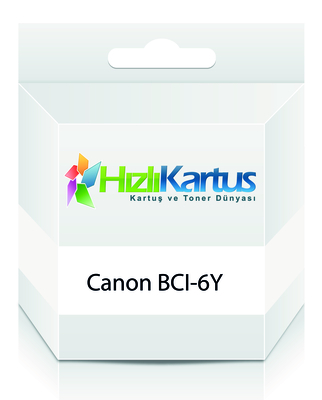 Canon BCI-6Y (4708A002AA) Yellow Compatible Cartridge - BJC-8200