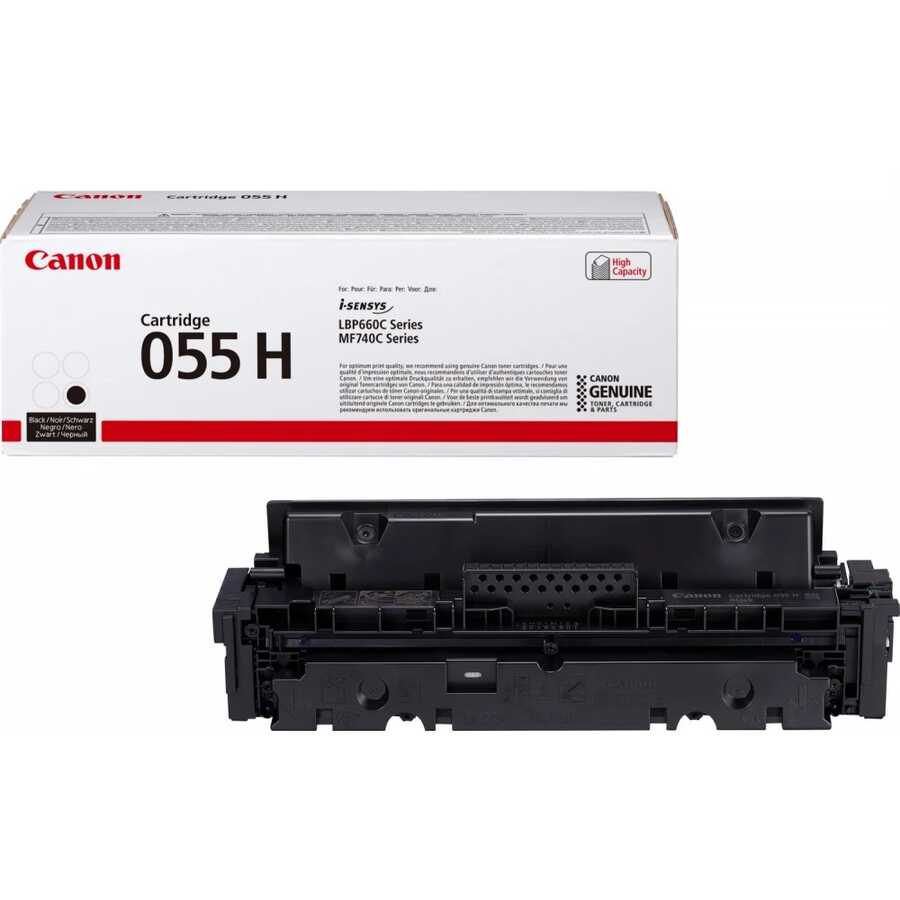 Canon CRG-055H BK (3020C002) Black Original Toner - LBP662Cdw / MF742Cdw