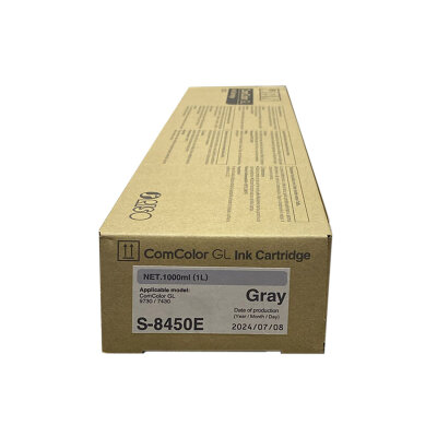 Riso S-8450E Gray Original Ink - GL9730 / GL7430