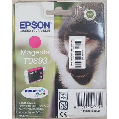 Epson C13T08934020 (T0893) Magenta Original Ink - Stylus SX105 (Ex)