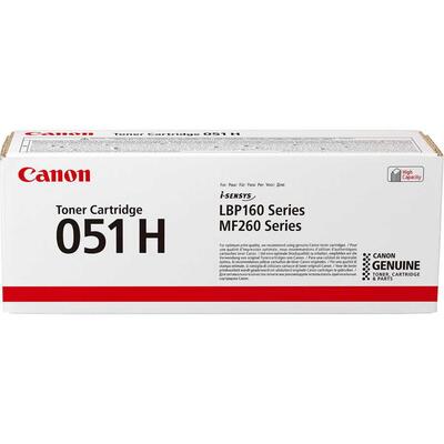 Canon CRG-051H BK (2169C002) Black Original Toner - LBP160dw / MF264dw