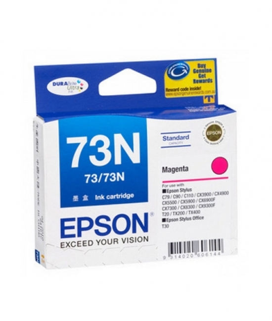 EPSON C13T105390 (73N) Magenta Original Ink Cartridge - Stylus C110 (Ex)