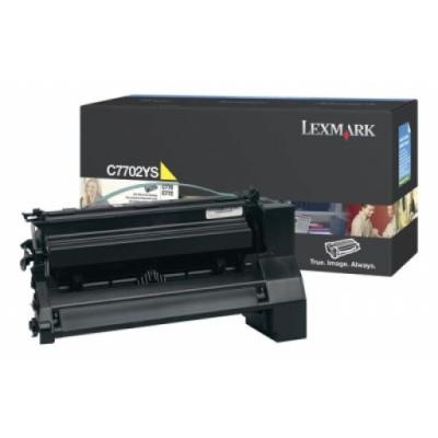Lexmark C7702YS Yellow Original Toner - C770 / C772