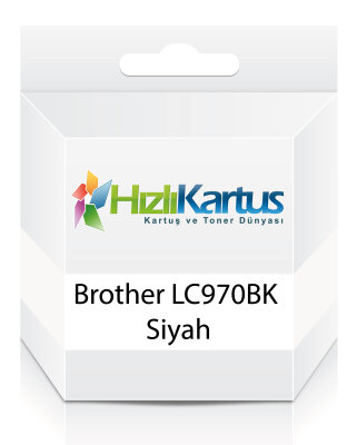 Brother LC970BK Black Compatible Cartridge - DCP-135C