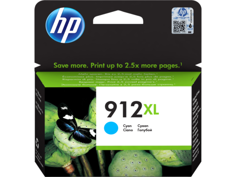 HP 3YL81AE (912XL) Cyan Original Cartridge - OfficeJet Pro 8012 / 8013 (Ex)