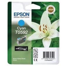 Epson C13T05924020 (T0592) Cyan Original Ink - Stylus Photo R2400 (U)