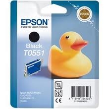 Epson C13T05514020 (T0551) Black Original Ink - R240 / R245 (U)