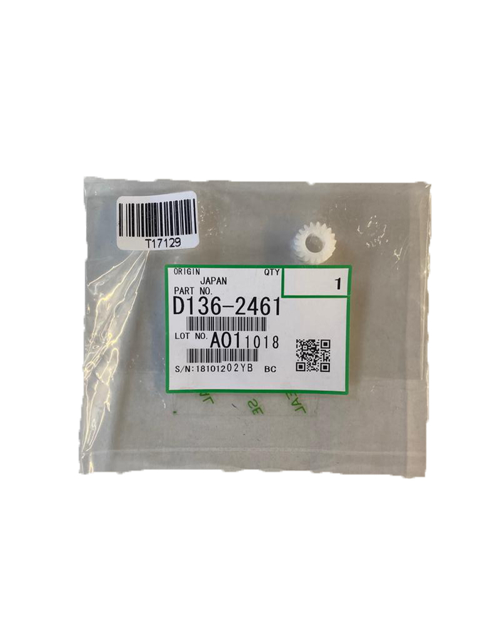 Ricoh D136-2461 Gear 18Z Right - MP C6503