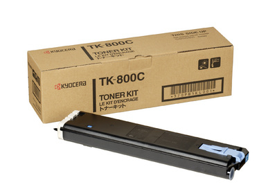 Kyocera TK-800C Cyan Original Toner Cartridge - FS-C8008